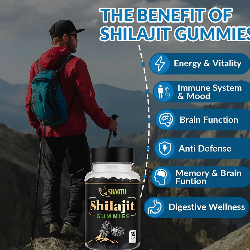 Shaqtu Shilajit Gummies – Natural Energy & Wellness Boost